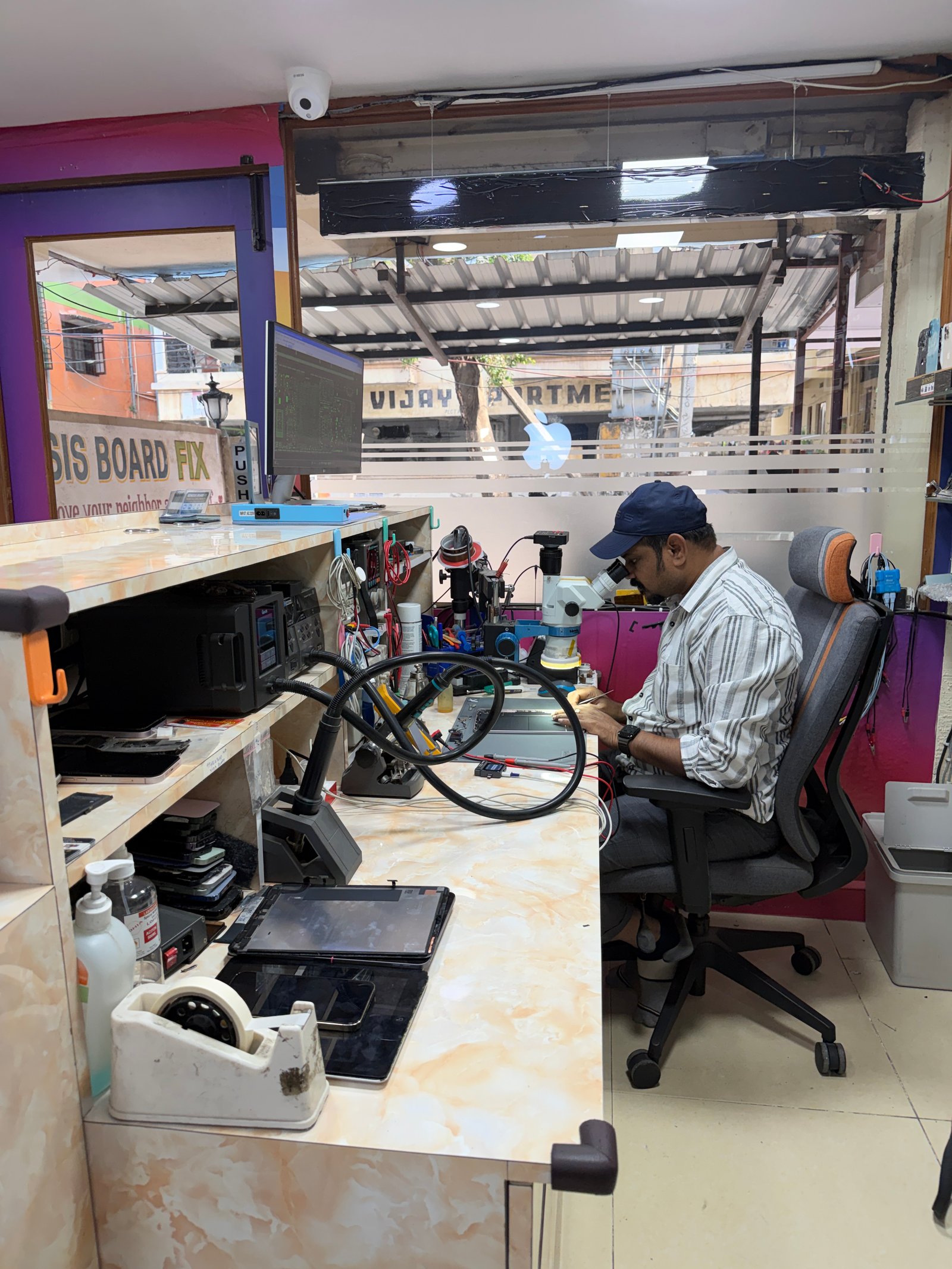 Tech lab workspace